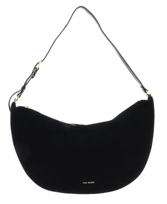 Ted Baker Taliee Suede Belted Detailed Hobo Bag Black