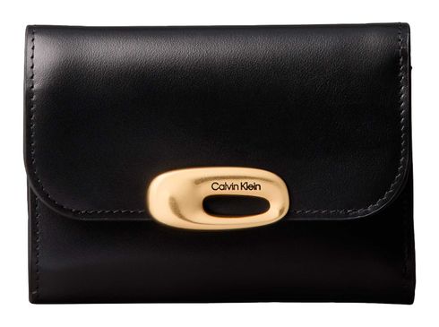 Calvin Klein CK ACC Trifold with Zip Pocket Black Calvin Klein CK ACC Trifold with Zip Pocket Black
