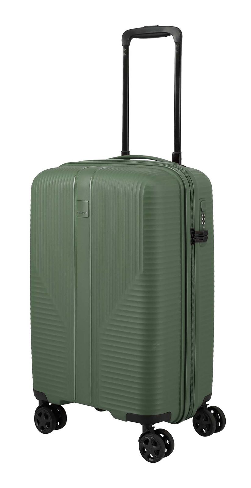 travelite Air Stripe 4W Trolley Slim S Green travelite Air Stripe 4W Trolley Slim S Green