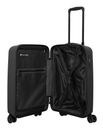travelite Air Stripe 4W Trolley Slim S Black travelite Air Stripe 4W Trolley Slim S Black