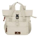 travelite Basic Short Handle Mini Backpack Cream White
