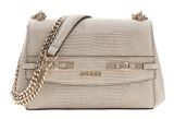GUESS Melinda Mini Convertible Xbody Flap Bag Light Taupe