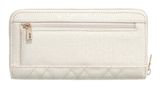 GUESS Isemay SLG Large Zip Around Wallet L Creme White