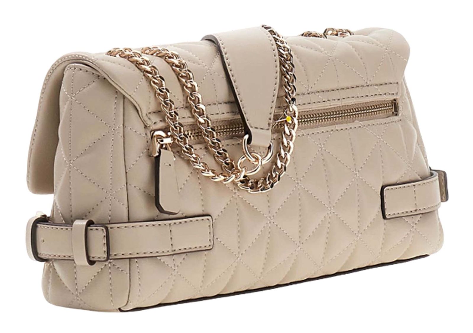 GUESS Paisleigh Convertible Xbody Flap Bag Light Taupe GUESS Paisleigh Convertible Xbody Flap Bag Light Taupe