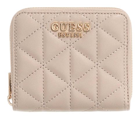 GUESS Paisleigh SLG Small Zip Around Wallet Light Taupe