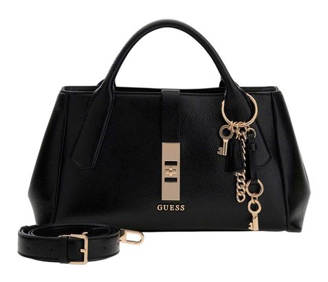 GUESS Brooke High Society Satchel Black