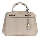 GUESS Melinda Triple Compartment Satchel Light Taupe