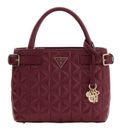 GUESS Paisleigh Small Satchel Burgundy