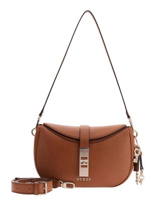 GUESS Brooke Shoulder Bag Cognac