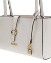 GUESS Carrie Girlfriend Shoulder Bag Stone