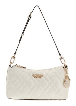 GUESS Isemay Shoulder Bag Cream White GUESS Isemay Shoulder Bag Cream White