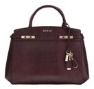 GUESS Melinda Triple Compartment Satchel Burgundy GUESS Melinda Triple Compartment Satchel Burgundy