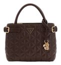 GUESS Paisleigh Small Satchel Espresso GUESS Paisleigh Small Satchel Espresso