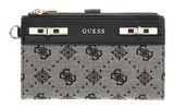 GUESS Melinda Logo SLG Double Zip Organizer Black Logo GUESS Melinda Logo SLG Double Zip Organizer Black Logo