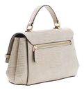 GUESS Melinda Top Handle Flap Bag Light Taupe GUESS Melinda Top Handle Flap Bag Light Taupe