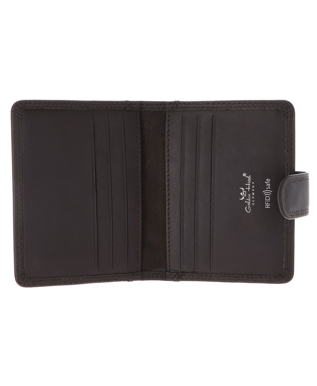 Golden Head Polo RFID Protect Kartenetui mit Riegel 4516 Dunkelbraun Golden Head Polo RFID Protect Kartenetui mit Riegel 4516 Dunkelbraun