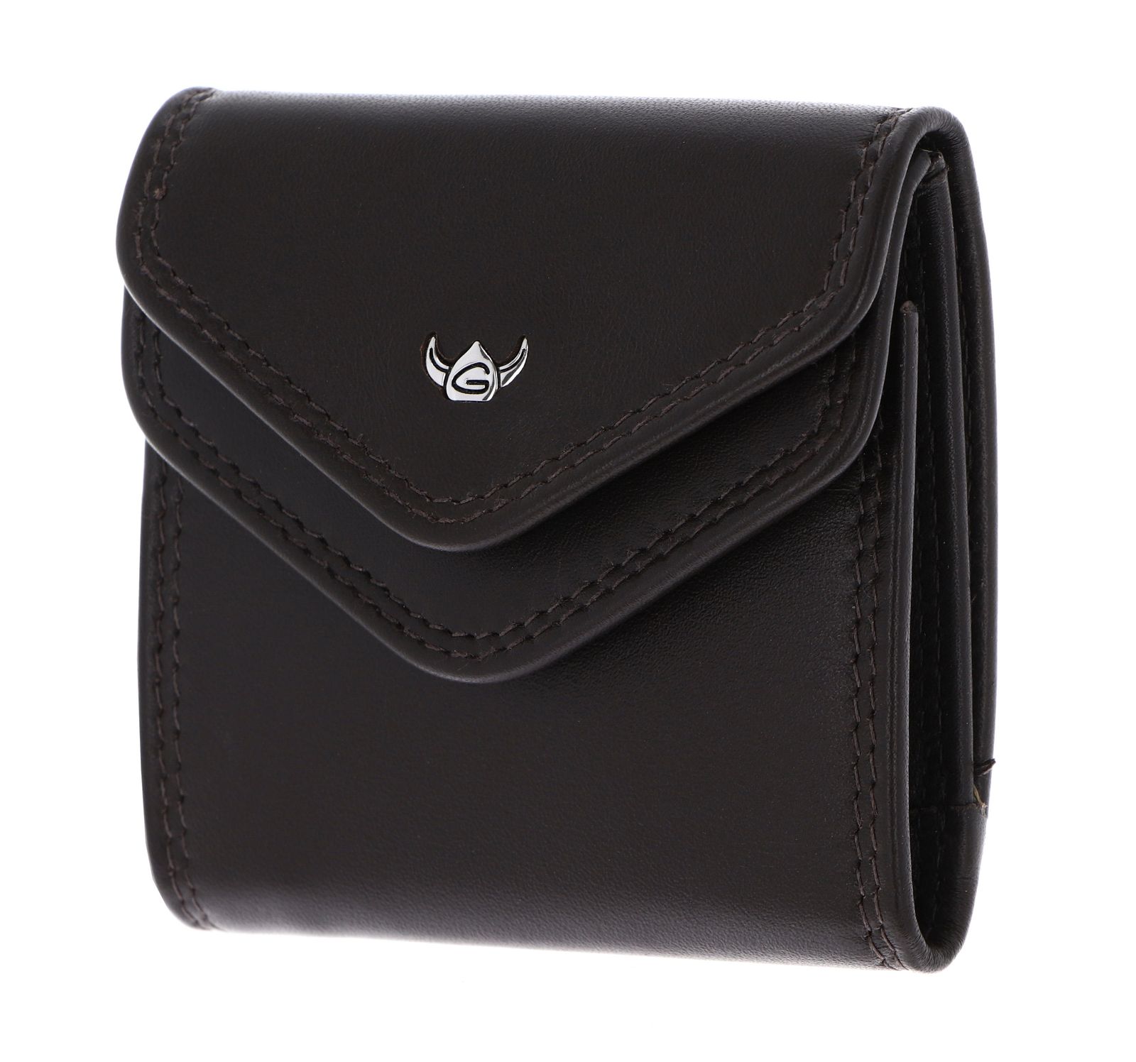 Golden Head Polo Damen-Minischeintasche 1005 Dunkelbraun