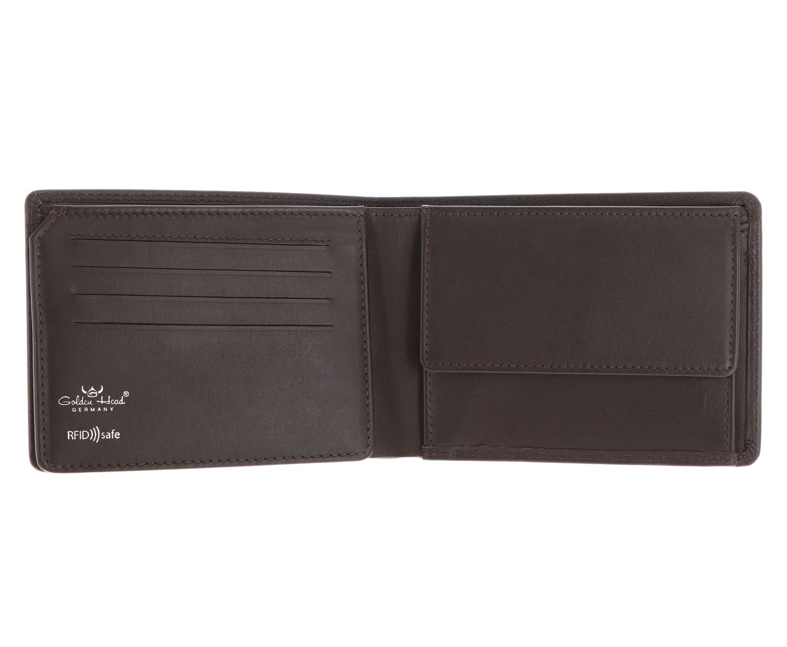 Golden Head Polo RFID Protect Scheintasche 1154 Dunkelbraun Golden Head Polo RFID Protect Scheintasche 1154 Dunkelbraun