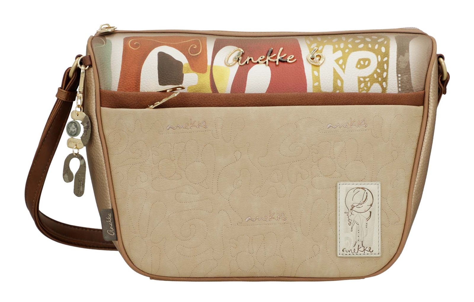 Anekke Muse Amphora Crossbody Bag L Multicolor