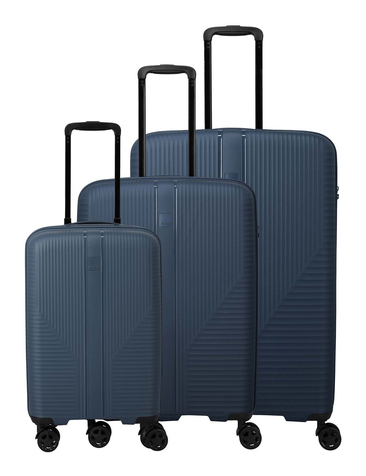 travelite Air Stripe 4W Trolley L / M+ / S (Slim) Navy