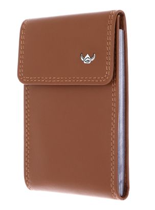 Golden Head Polo RFID Protect Kartenetui 4499 Cognac