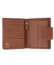 Golden Head Polo RFID Protect Kombischeintasche mit Riegel 2300 Cognac