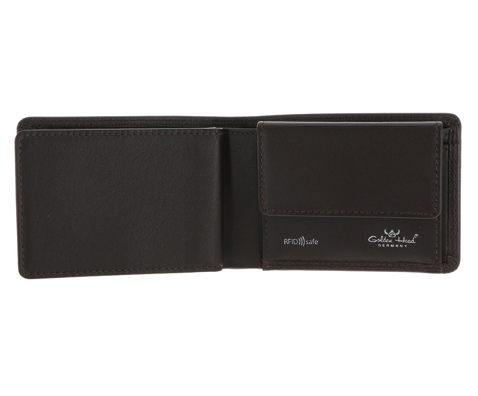 Golden Head Polo RFID Protect Minischeintasche 1040 Dunkelbraun Golden Head Polo RFID Protect Minischeintasche 1040 Dunkelbraun