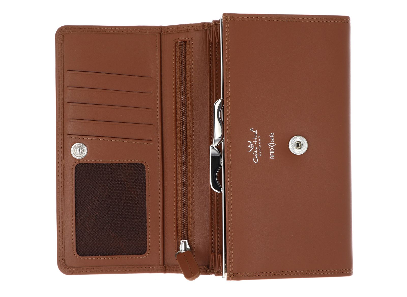 Golden Head Polo RFID Protect Damenbörse 2821 Cognac Golden Head Polo RFID Protect Damenbörse 2821 Cognac