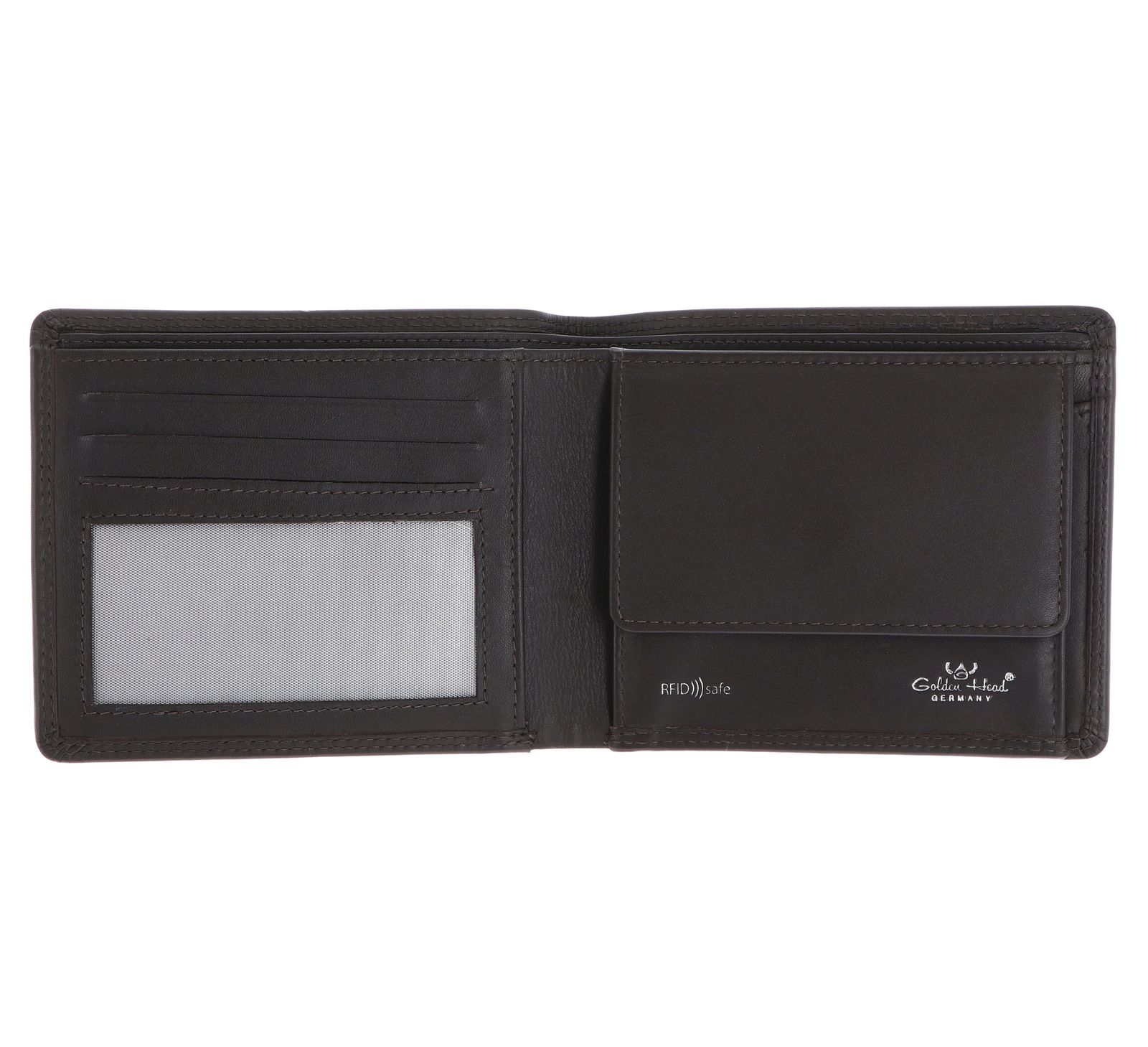 Golden Head Polo RFID Protect Scheintasche 1162 Dunkelbraun Golden Head Polo RFID Protect Scheintasche 1162 Dunkelbraun