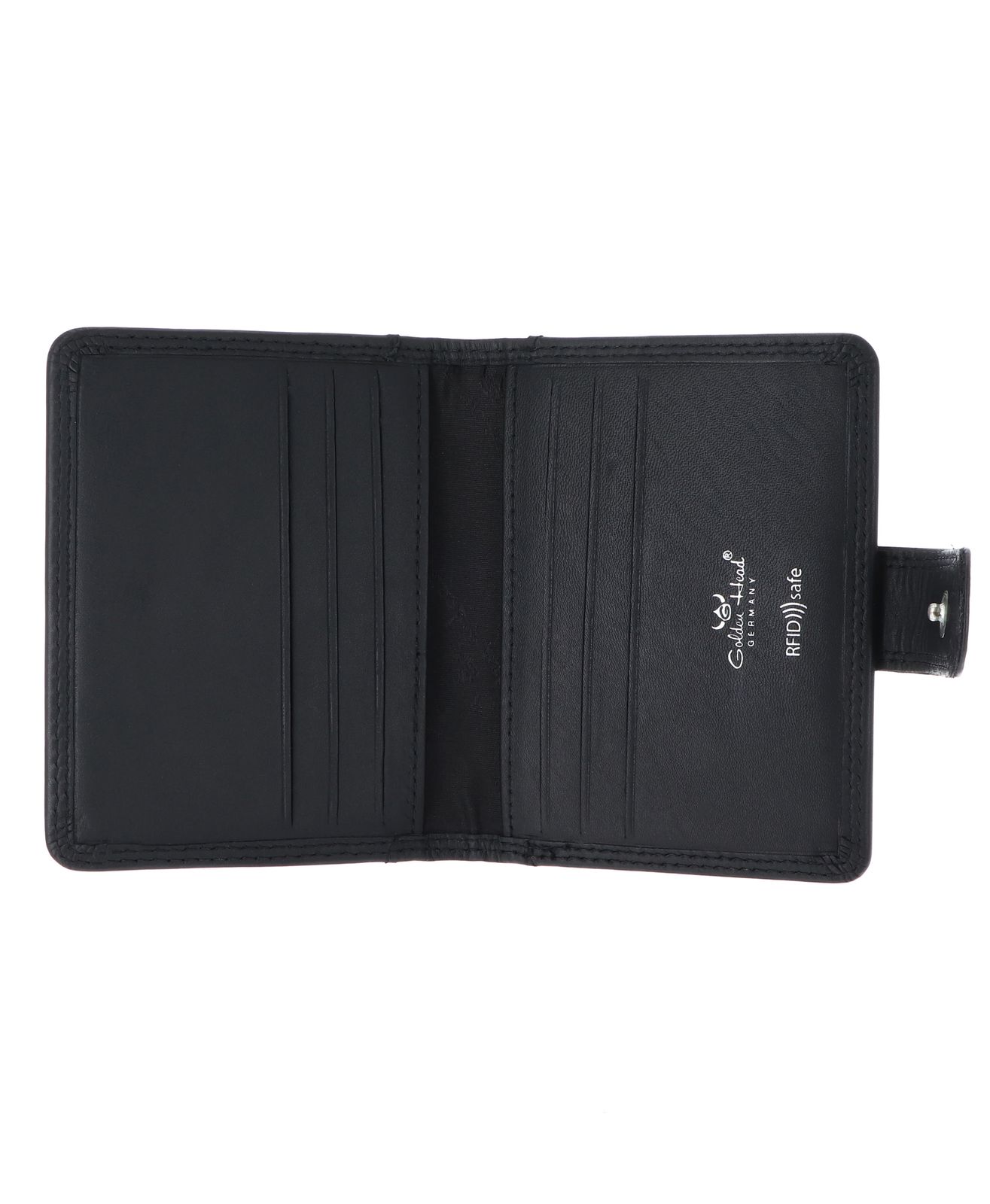 Golden Head Polo RFID Protect Kartenetui mit Riegel 4516 Schwarz Golden Head Polo RFID Protect Kartenetui mit Riegel 4516 Schwarz