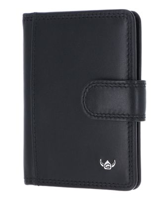 Golden Head Polo RFID Protect Kartenetui mit Riegel 4516 Schwarz