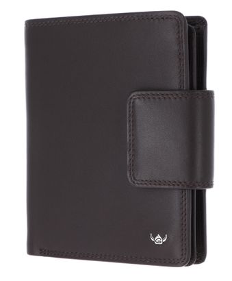 Golden Head Polo RFID Protect Kombischeintasche mit Riegel 2300 Dunkelbraun Golden Head Polo RFID Protect Kombischeintasche mit Riegel 2300 Dunkelbraun