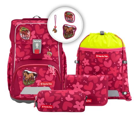 Step by Step Giant Schulranzen-Set 5-teilig Wild Horse Nora Step by Step Giant Schulranzen-Set 5-teilig Wild Horse Nora