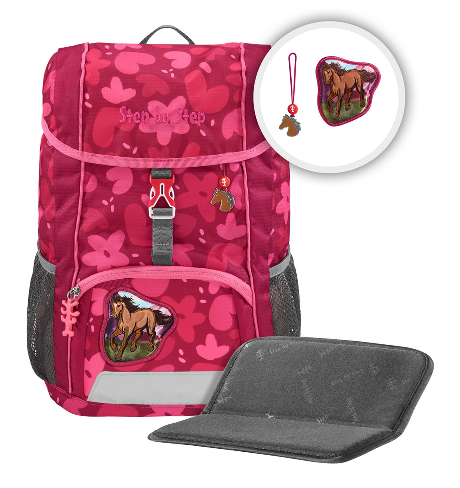 Step by Step KID Backpack-Set 3-Teilig Wild Horse Nora