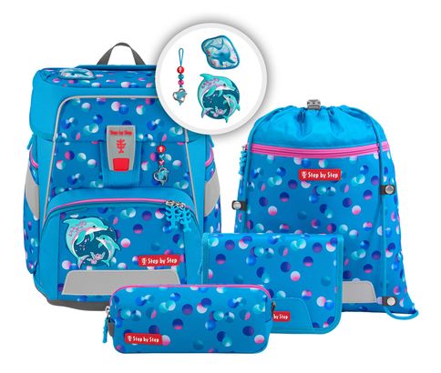 Step by Step Space Schulranzen-Set 5-teilig Dolphin Finja