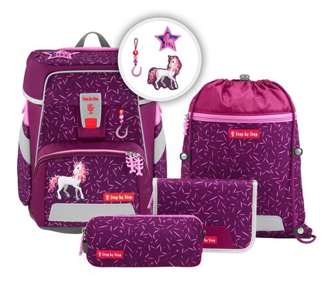 Step by Step Space Schulranzen-Set 5-teilig Pretty Unicorn Nuala Step by Step Space Schulranzen-Set 5-teilig Pretty Unicorn Nuala