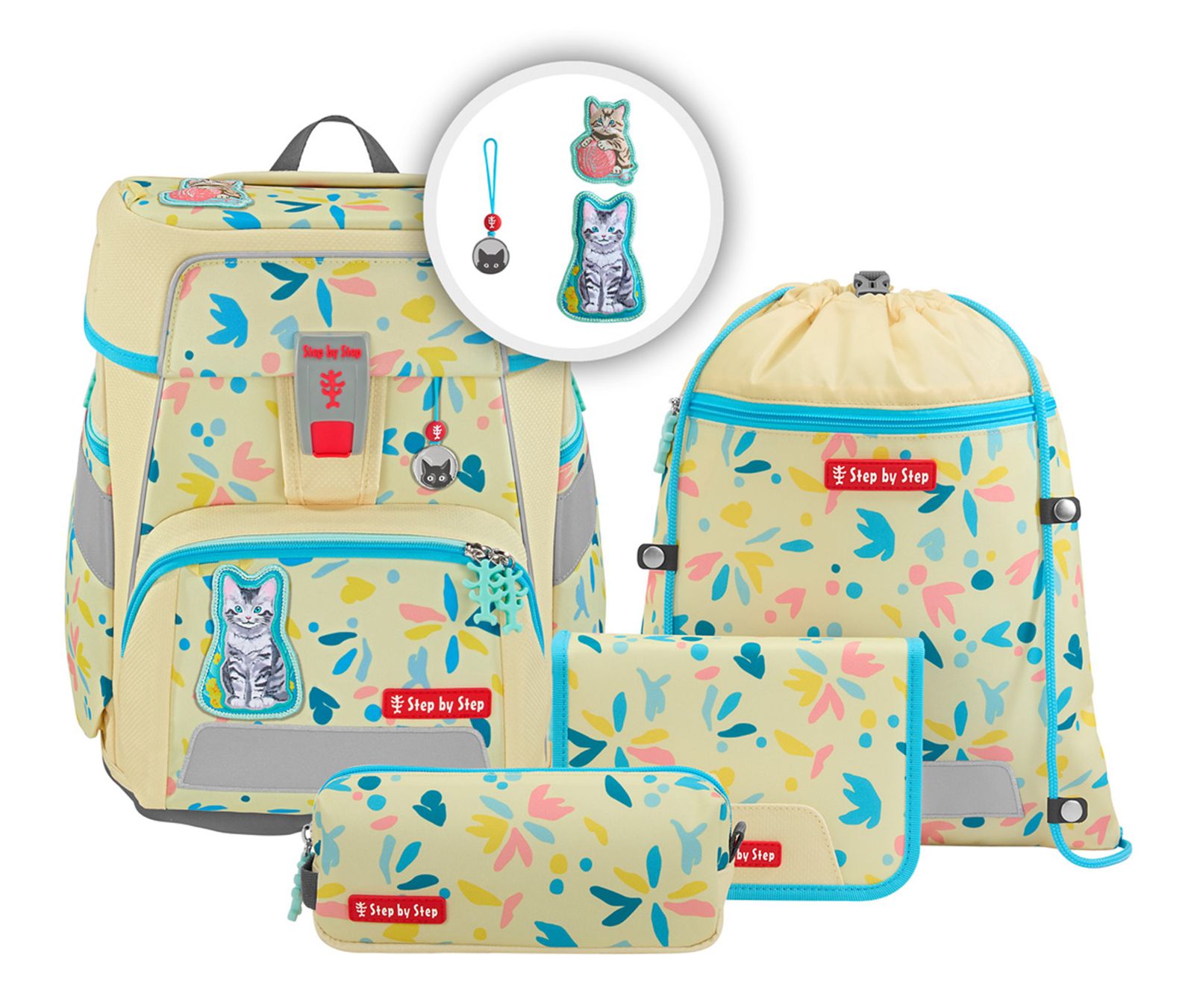 Step by Step Space Schulranzen-Set 5-teilig Cat Lilly