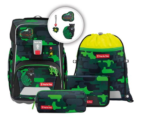 Step by Step Giant Schulranzen-Set 5-teilig Black Cat Chiko Step by Step Giant Schulranzen-Set 5-teilig Black Cat Chiko