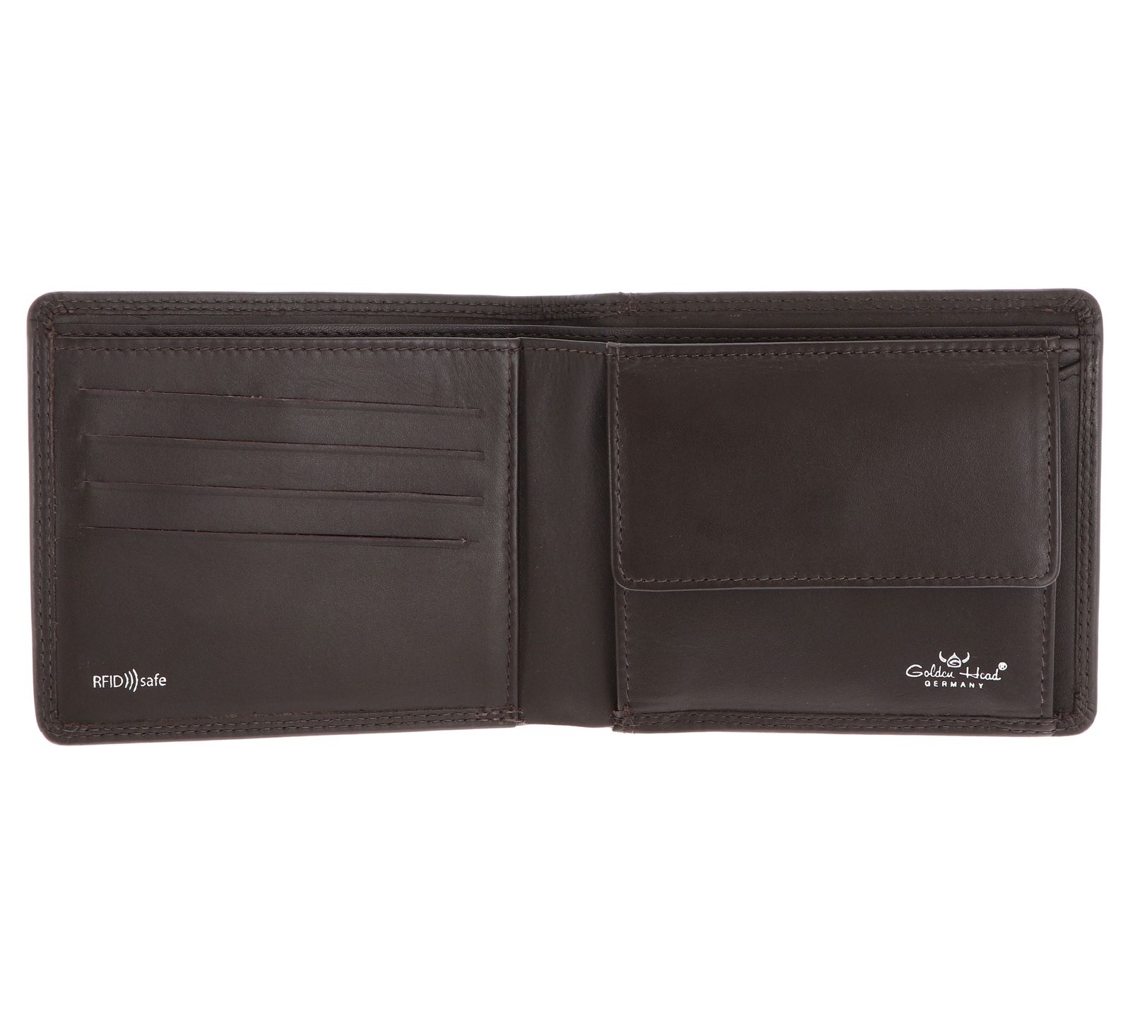 Golden Head Polo RFID Protect Scheintasche 1197 Dunkelbraun Golden Head Polo RFID Protect Scheintasche 1197 Dunkelbraun