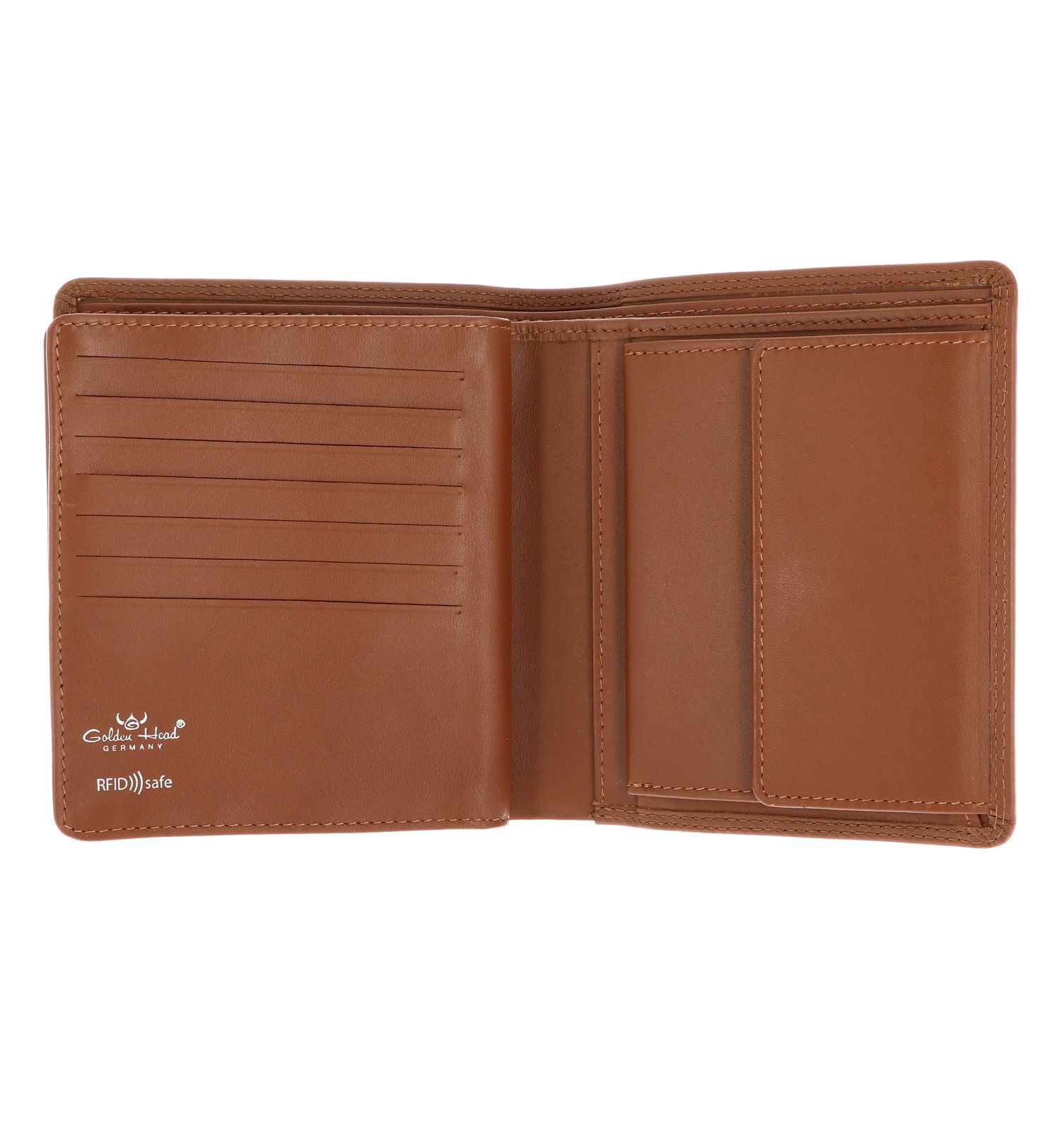 Golden Head Polo RFID Protect Kombischeintasche 1232 Cognac Golden Head Polo RFID Protect Kombischeintasche 1232 Cognac