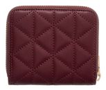 GUESS Paisleigh SLG Small Zip Around Wallet Burgundy