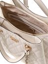 GUESS Isemay Girlfriend Shoulder Satchel Cream White