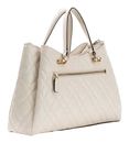 GUESS Isemay Girlfriend Shoulder Satchel Cream White