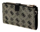 GUESS Melinda Logo SLG Double Zip Organizer Black Logo GUESS Melinda Logo SLG Double Zip Organizer Black Logo