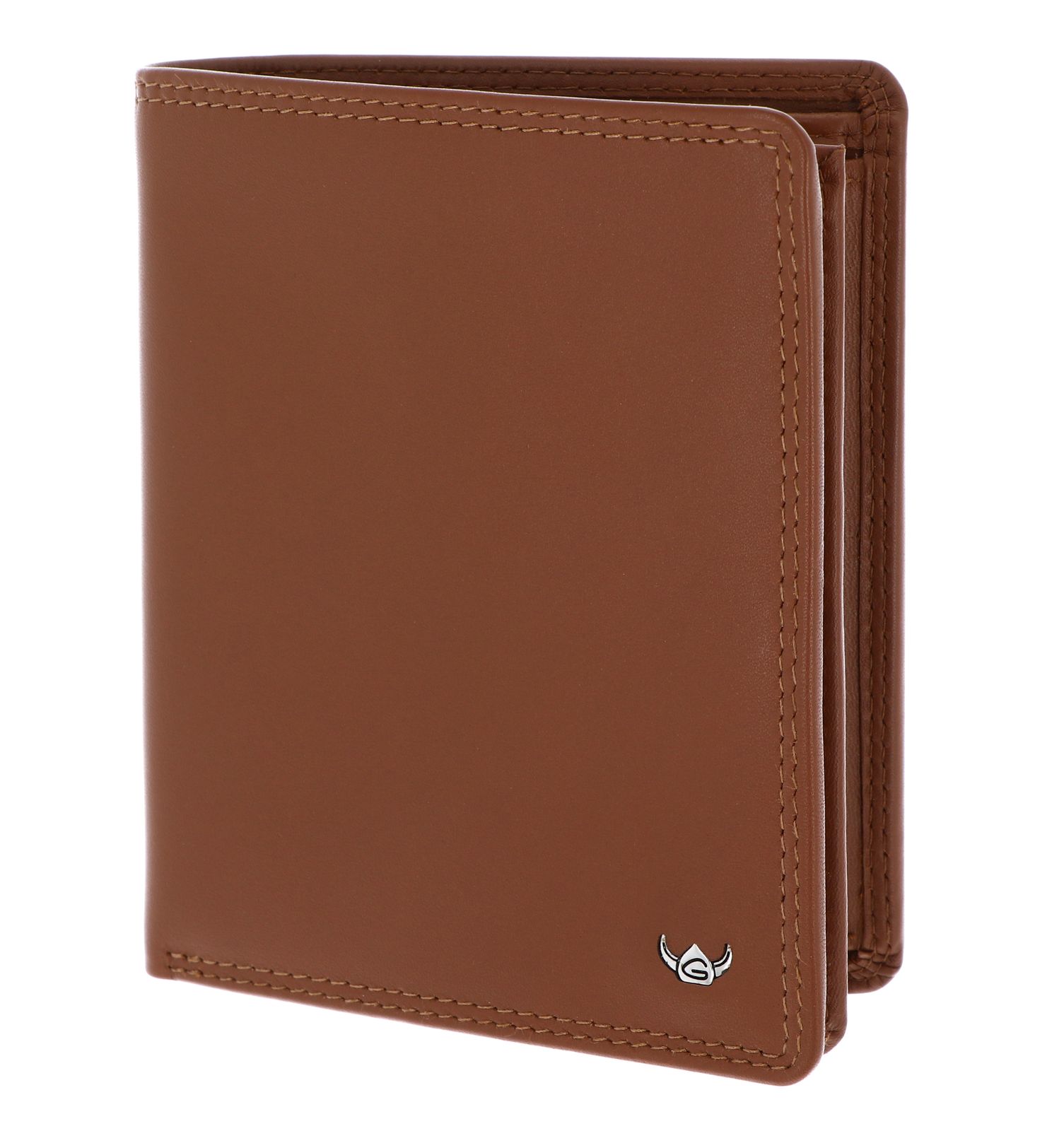 Golden Head Polo RFID Protect Kombischeintasche 1230 Cognac