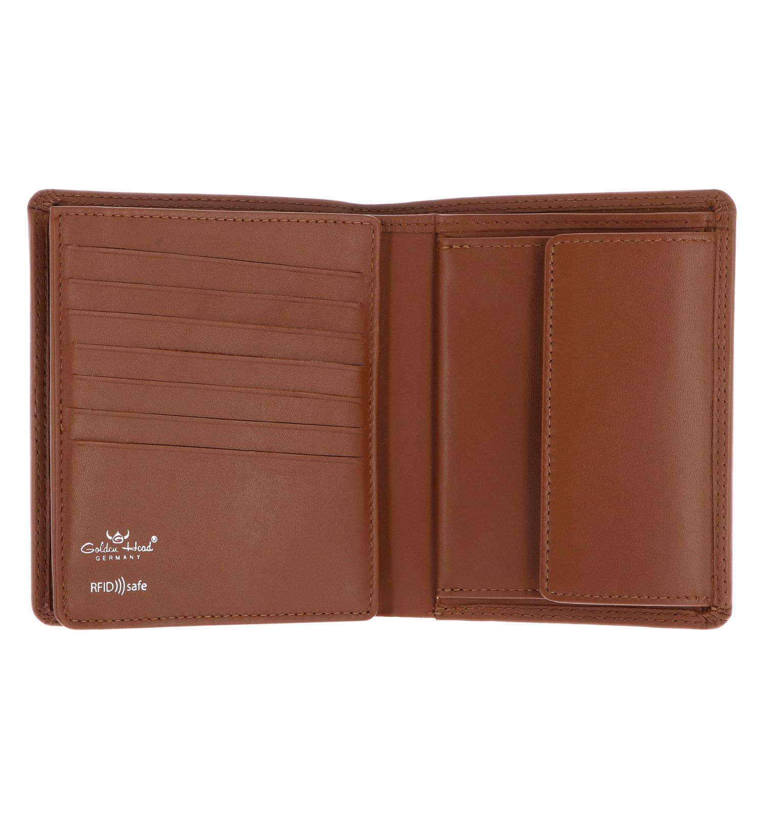 Golden Head Polo RFID Protect Kombischeintasche 1230 Cognac Golden Head Polo RFID Protect Kombischeintasche 1230 Cognac