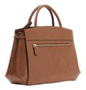 GUESS Melinda Triple Compartment Satchel Cognac