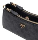 GUESS Noelle II Tri Compartment Shoulder Crossbody Bag Coal Logo