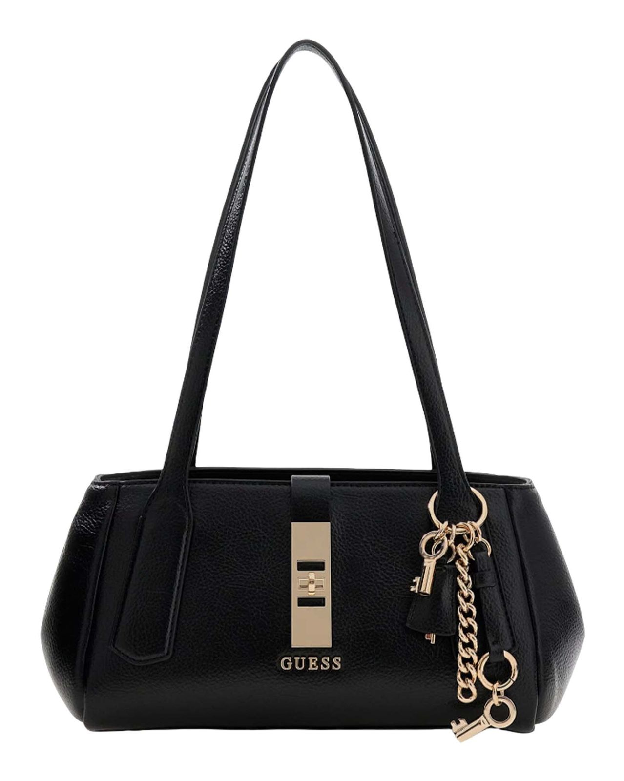 GUESS Brooke Shoulder Satchel Bag Black