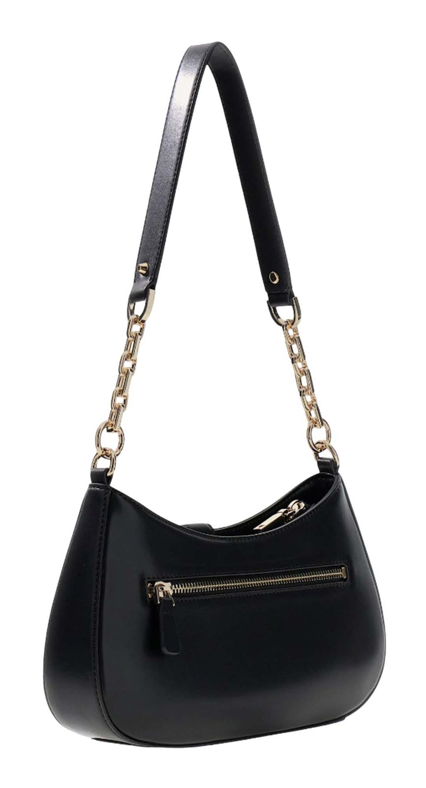 GUESS Carrie Top Zip Shoulder Bag Black GUESS Carrie Top Zip Shoulder Bag Black